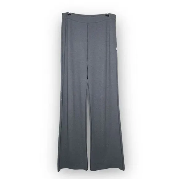 Vuori Bayview Thermal Wide Leg Pants Waffle Knit Gray Women’s Size XL - Picture 1 of 9